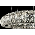 Křišťálové stropní svítidlo na dálkové ovládání LED APP1040-CP stříbrné