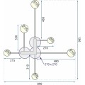 Stropní svítidlo Elegant Six LED