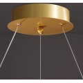 Závěsná lampa La Belle XXVI zlatá