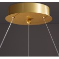 Závěsná lampa La Belle XXVII zlatá