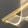 Závěsný LED lustr APP1550-CP zlatý/neutrální bílá