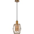 Závěsná lampa La Belle XI měděná