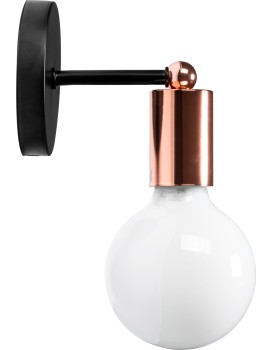 Nástěnná lampa Bulb rose gold 392205