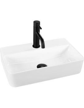 Umyvadlo na desku Rea Naomi 45 cm bílé