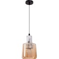 Závěsná lampa LA BELLE II růžová/mramor