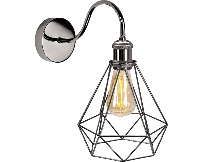 Nástěnná lampa Olava černá