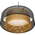 Závěsná lampa LA BELLE I černá/zlatá