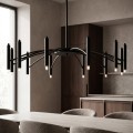 Stropní svítidlo Candle 97 cm černé
