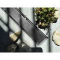 Lineární odtokový žlab Rea Neox Pro 80 cm stříbrný