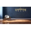 Stropní svítidlo Candle 97 cm zlaté