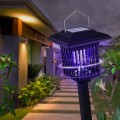 Solární LED lampa Borno 57 cm proti hmyzu černá