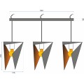 Stropní svítidlo APP254-3CP černé