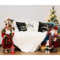 Figurka Santa Clause Mikolaj 44 cm bílá 