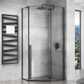 Sprchový kout Rea DIAMOND 90x90 cm černý mat