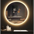 Kulaté dotykové zrcadlo s LED osvětlením Simple 80 cm