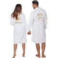 Dámský župan z mikrovlákna Queen L/XL bílý