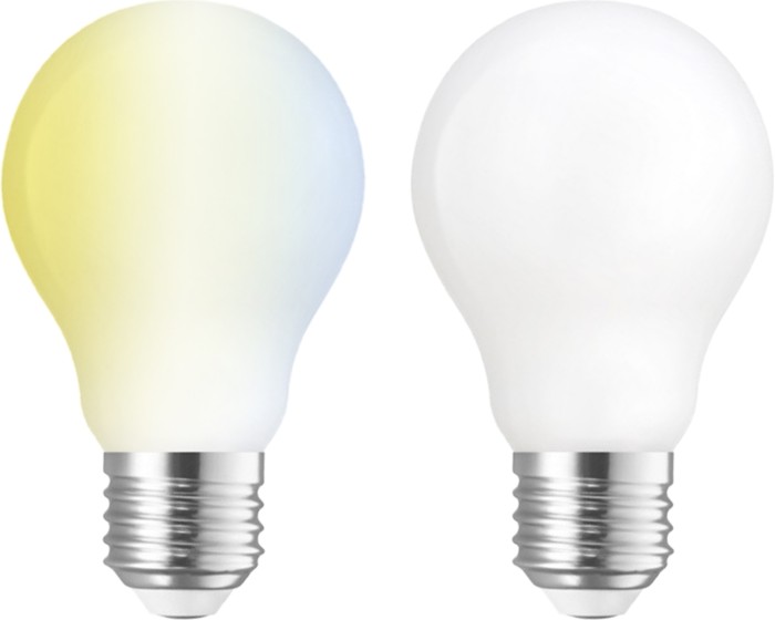 Smart LED žárovka GLS 5W E-27 CCT COG Milky s variabilní barvou světla