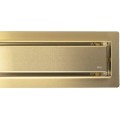 Lineární odtokový žlab Rea Neox Pro 80 cm zlatý