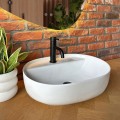 Umyvadlo na desku Rea Aura 50,5 cm bílé