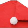 Sada 6 ks potahů na židle SANTA červená