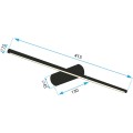 Koupelnové LED svítidlo APP1344-W 41,5 cm zlaté/neutrální bílá