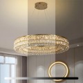 Závěsný LED lustr APP1568-CP zlatý
