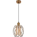 Závěsná lampa La Belle XII měděná