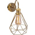 Nástěnná lampa Olava zlatá