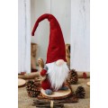 Vánoční skřítek ELF 009 47 cm červený