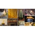 Světelný LED řetěz Linde 300 diod teplá bílá