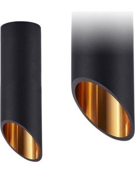 Stropní svítidlo 20 CM APP571-1C černozlaté