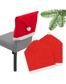 Sada 6 ks potahů na židle SANTA červená