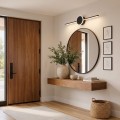 Koupelnové svítidlo s LED Round BLACK 40CM APP848-1W