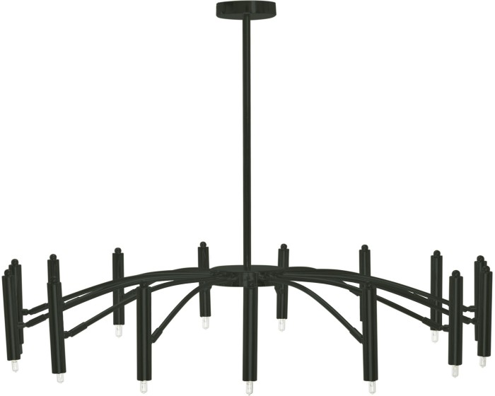Stropní svítidlo Candle 97 cm černé