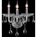 Křišťálová nástěnná lampa 300759 stříbrná