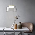 Závěsný LED lustr APP1690-1PC B čirý/neutrální bílá