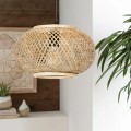 Závěsná lampa La Belle Boho III černá/hnědá