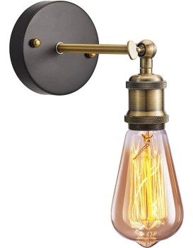 Nástěnná lampa Retro Gold APP618-1W