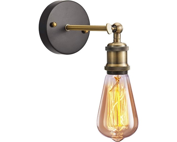 Nástěnná lampa Retro Gold APP618-1W