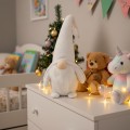 Vánoční skřítek ELF 068 - 50 cm bílý