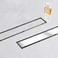 Lineární odtokový žlab Rea Neox 80 cm stříbrný