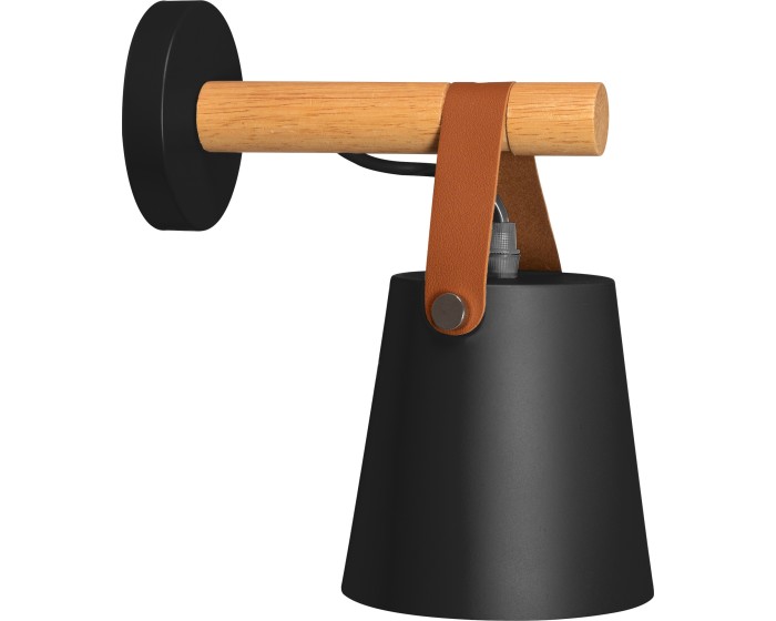 Nástěnná lampa AMELIA černá