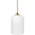 Závěsná lampa La Belle XVIII bílá/zlatá