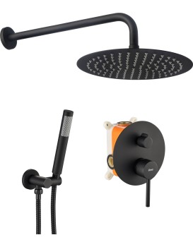 Sprchový set podomítkový Rea Lungo černý