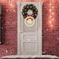 LED světelná ozdoba na okno JINGLE BELLS II kruhová bílá