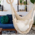 Brazilské houpací křeslo MARANGA BlueGarden bílé