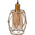 Závěsná lampa La Belle XI měděná