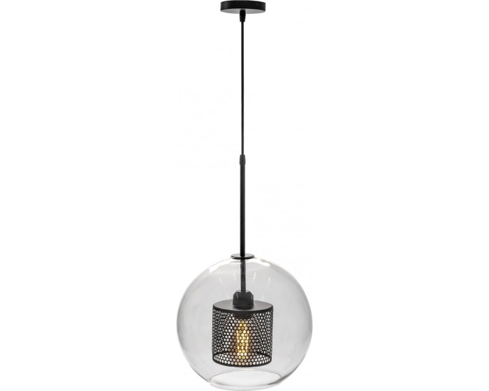 Stropní svítidlo Regi 25 cm černé