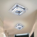 Křišťálové stropní LED svítidlo APP406-C chrom/neutrální bílá