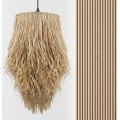 Závěsný lustr APP1322-1CP hnědý